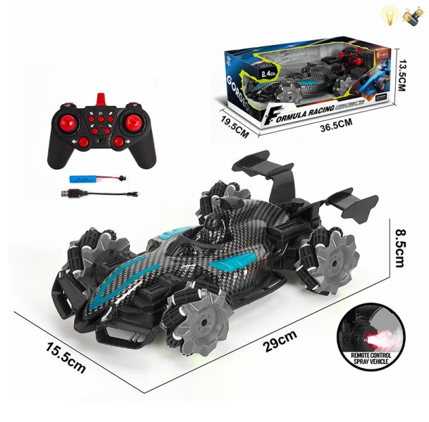 Р.К.Формула-трюкач 12968-1A акум.USB.світ.дима.дрифт.кор.44*10,5*31/24/