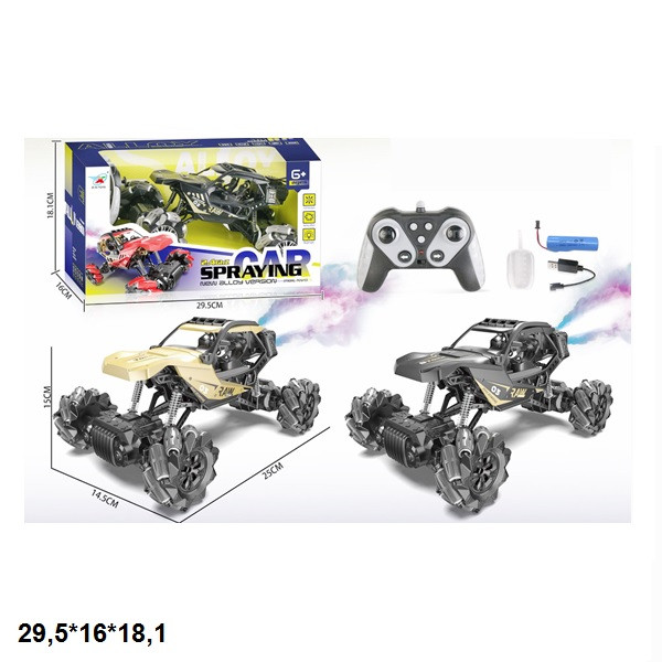 Р.К Всюдихід-трюкач 399-6 метал.акум.USB.світ.дим.дрифт.2кол.кор.29,5*16*18,1 /30/