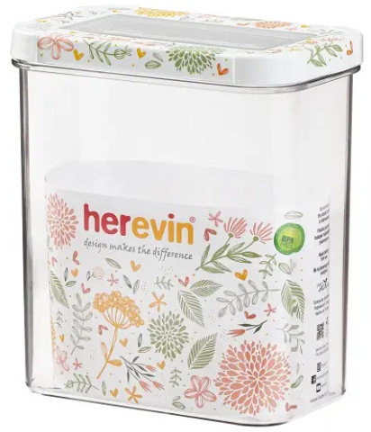 Контейнер пл. HEREVIN Storage Canister-Botanic 1.8 л