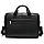 Чоловіча сумка для ноутбука та документів 39x28×8, портфель для офісної роботи, чорний, фото 6