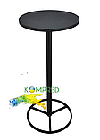 Стіл круглий металевий виносний 500х500х1100 мм Kompred OL479, фото 4