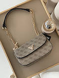 Сумка жіноча Guess ECO ELEMENTS бежевий крос боді Гесс, фото 3