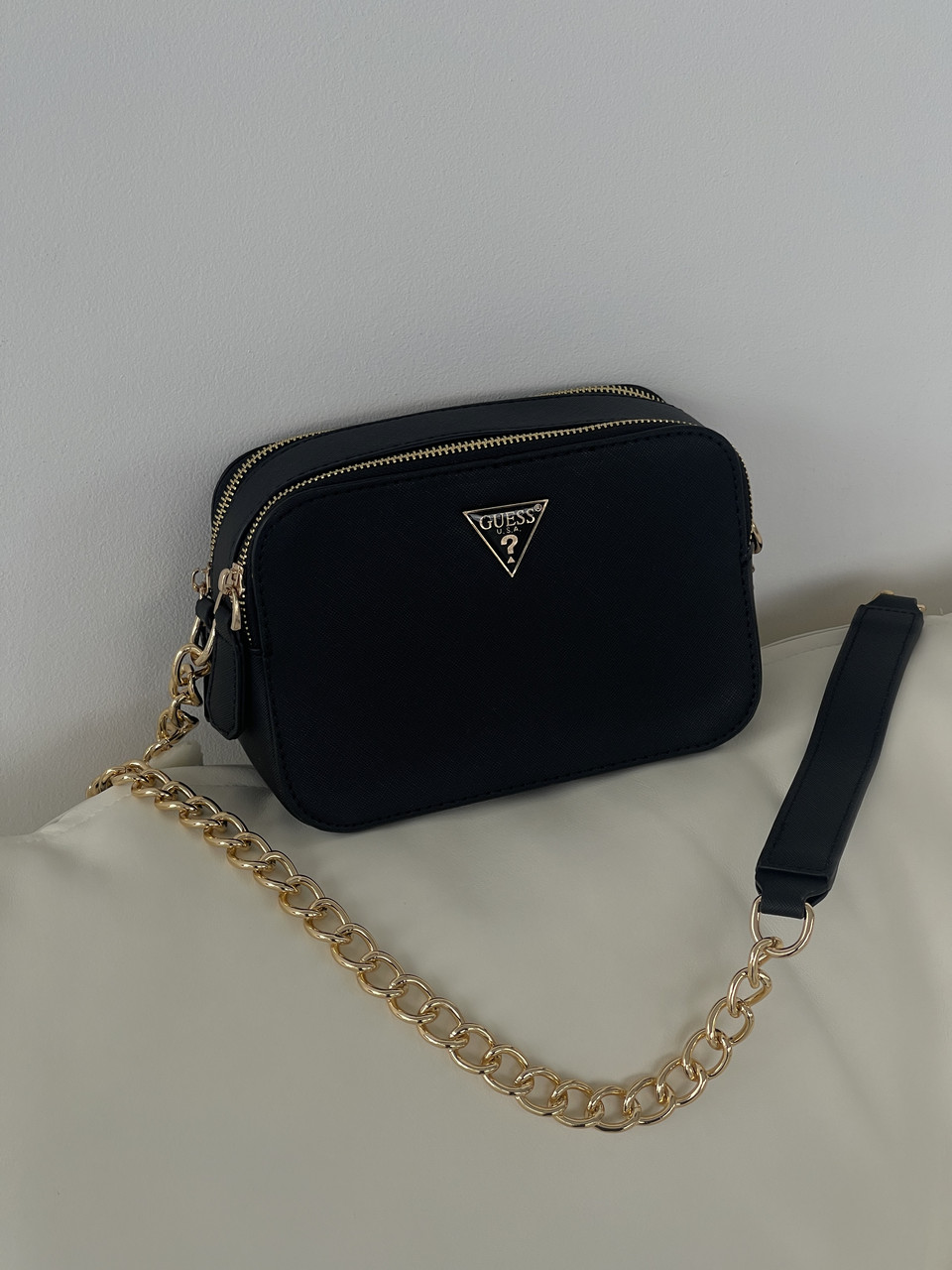 Сумка жіноча Guess Noelle чорний класичний крос боді Гесс, фото 1