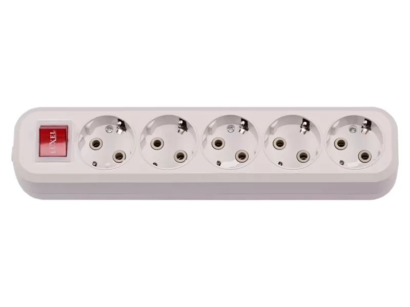 5-а колодка із заземлюючим контактом та вимикачем (7271)