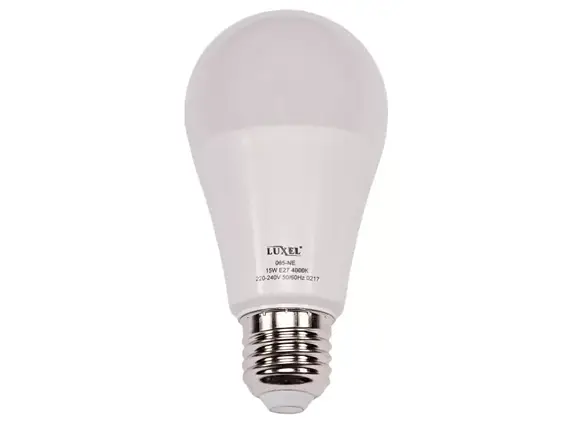 Світлодіодна лампа Luxel A60 12W 220V E27 6500K (ECO 064-CE 12W), фото 1