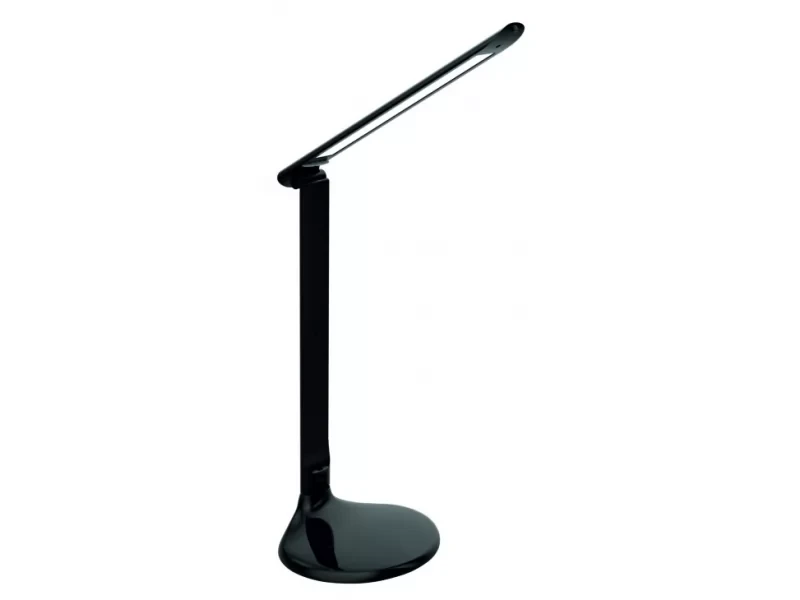 Світлодіодний настільний світильник Luxel 220-240V 10W IP20 (чорний)+нічник (TL-01B)