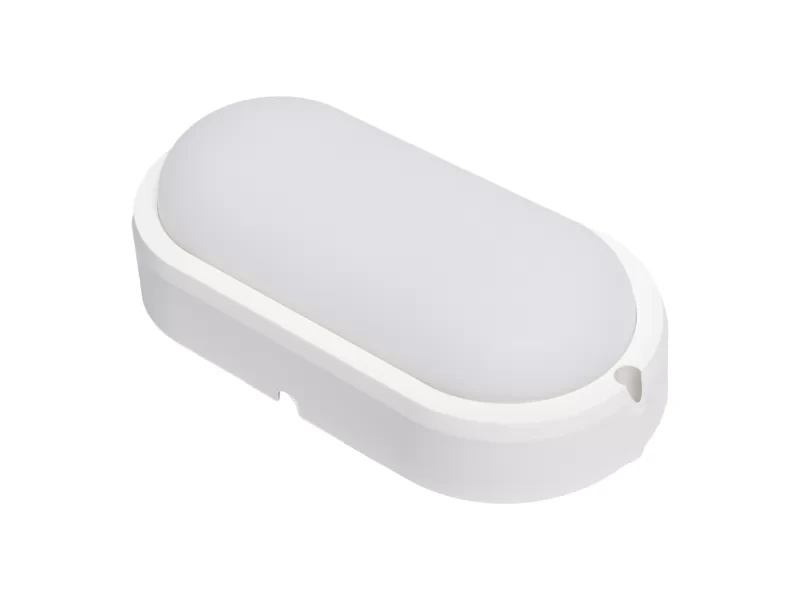Світлодіодний світильник Luxel 157x87x35 овал 12 w 6000 K IP65 (BSO-12C)