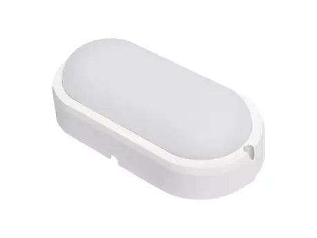 Світлодіодний світильник Luxel 157x87x35 овал 12 w 6000 K IP65 (BSO-12C), фото 1