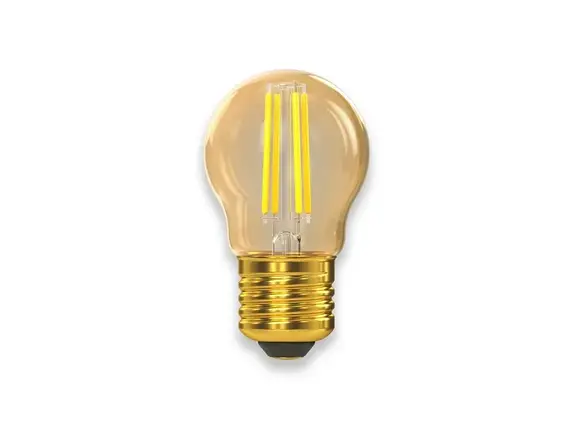 Філаментна світлодіодна лампа Luxel 075-HG 5W E27 2500K (075-HG) Gold, фото 1