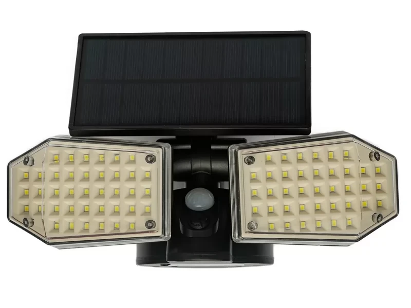 Світлодіодний світильник Luxel на сонячних батареях з датчиком руху IP65 40W (SSWl-09C)