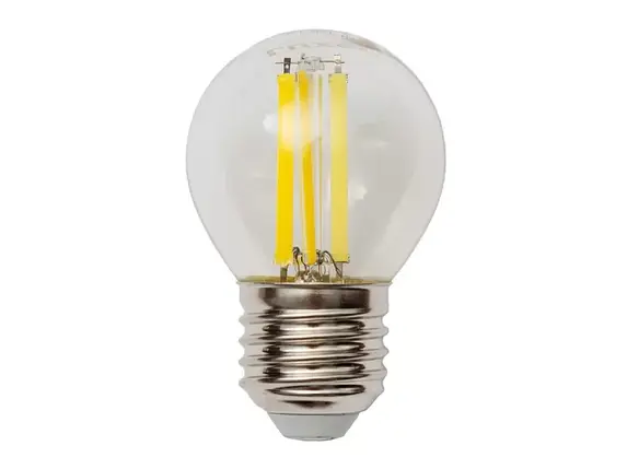 Філаментна світлодіодна лампа Luxel 076-N G45 (filament) 6W E27 4000K (076-N 6W), фото 1