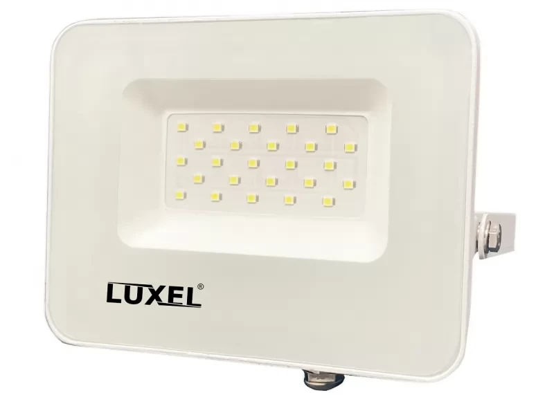 Світлодіодний білий прожектор Luxel 162х144х28мм 175-260V 20W IP65 (LED-LPEW-20С)