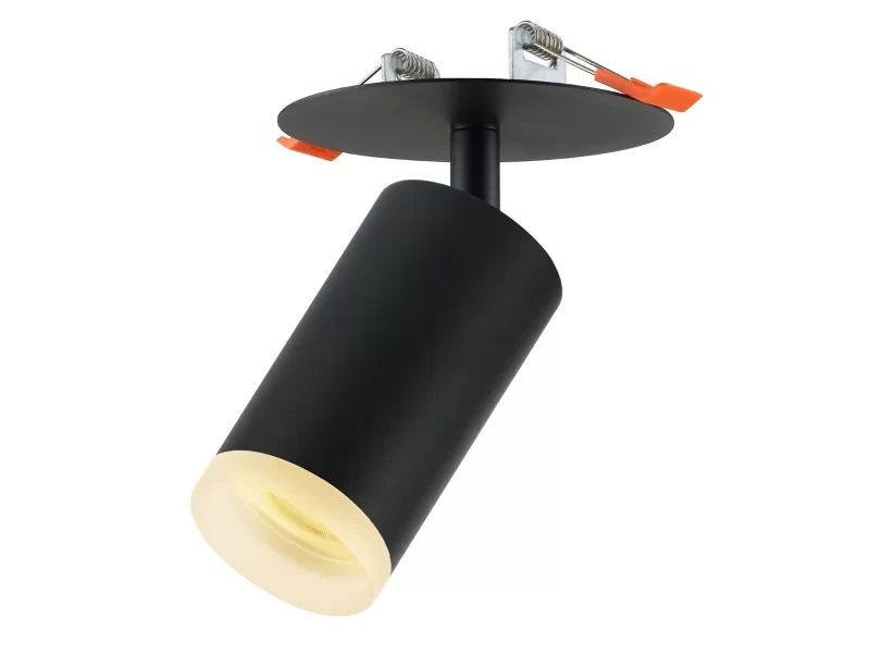 Акцентний світильник luxel GU10 IP20 чорний (DLD-09B)