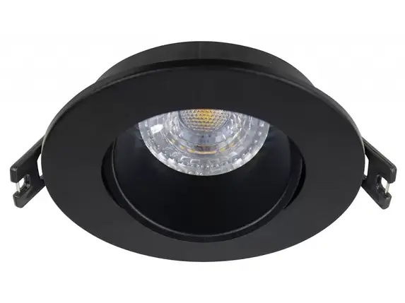 Точковий світильник luxel GU5.3 IP20 чорний (DP-01B), фото 1