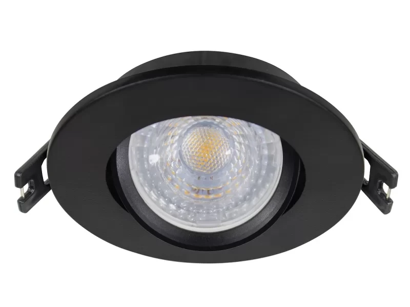 Точковий світильник luxel GU5.3 IP20 чорний (DP-06B)