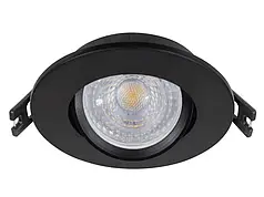 Точковий світильник luxel GU5.3 IP20 чорний (DP-06B)