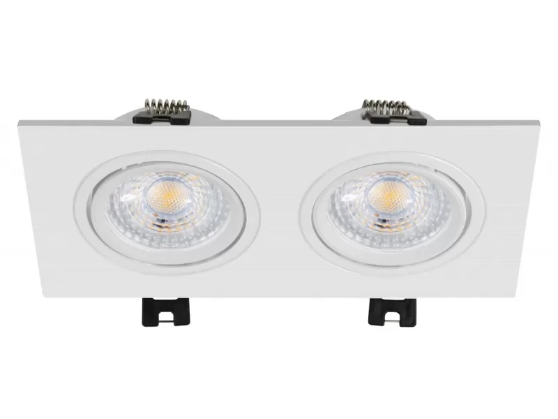 Точковий світильник luxel GU5.3 IP20 білий (DP-08W)