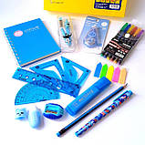 Подарунок випускнику 4 класу, набір канцелярії для хлопчика, 12 предметів, фото 4