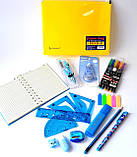 Подарунок випускнику 4 класу, набір канцелярії для хлопчика, 12 предметів, фото 5