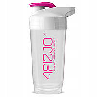 Шейкер спортивний 4FIZJO Ultra 700 мл White/Pink (P-5905973407069)