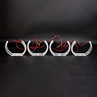 Ангельські очі BMW (F25) CRYSTAL White (Белые), фото 4