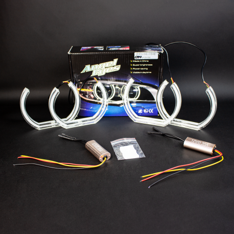 Ангельські очі BMW (F25) CRYSTAL W+Y (Білий+Жовтий), фото 1