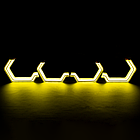 Ангельські очі BMW (M3,M4,F30,F31,F34,G20,G21,E90,E92,E60 Iconic2 (Білий+Золотий ДХВ), фото 7