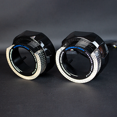 Маски 2,5" 5D LED W+Y (Білий+Жовтий)