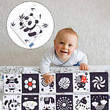 М'яка чорно-біла книжка розкладка від Obetty, фото 8