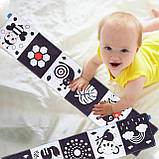 М'яка чорно-біла книжка розкладка від Obetty, фото 9