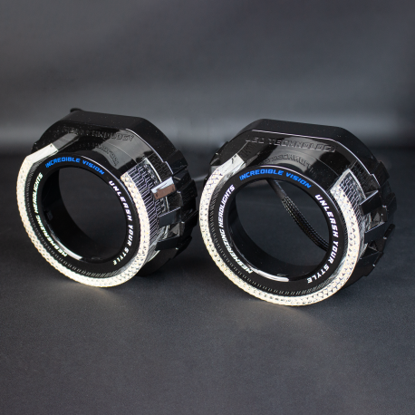 Маски 3,0" 5D LED W+Y (Білий+Жовтий), фото 1