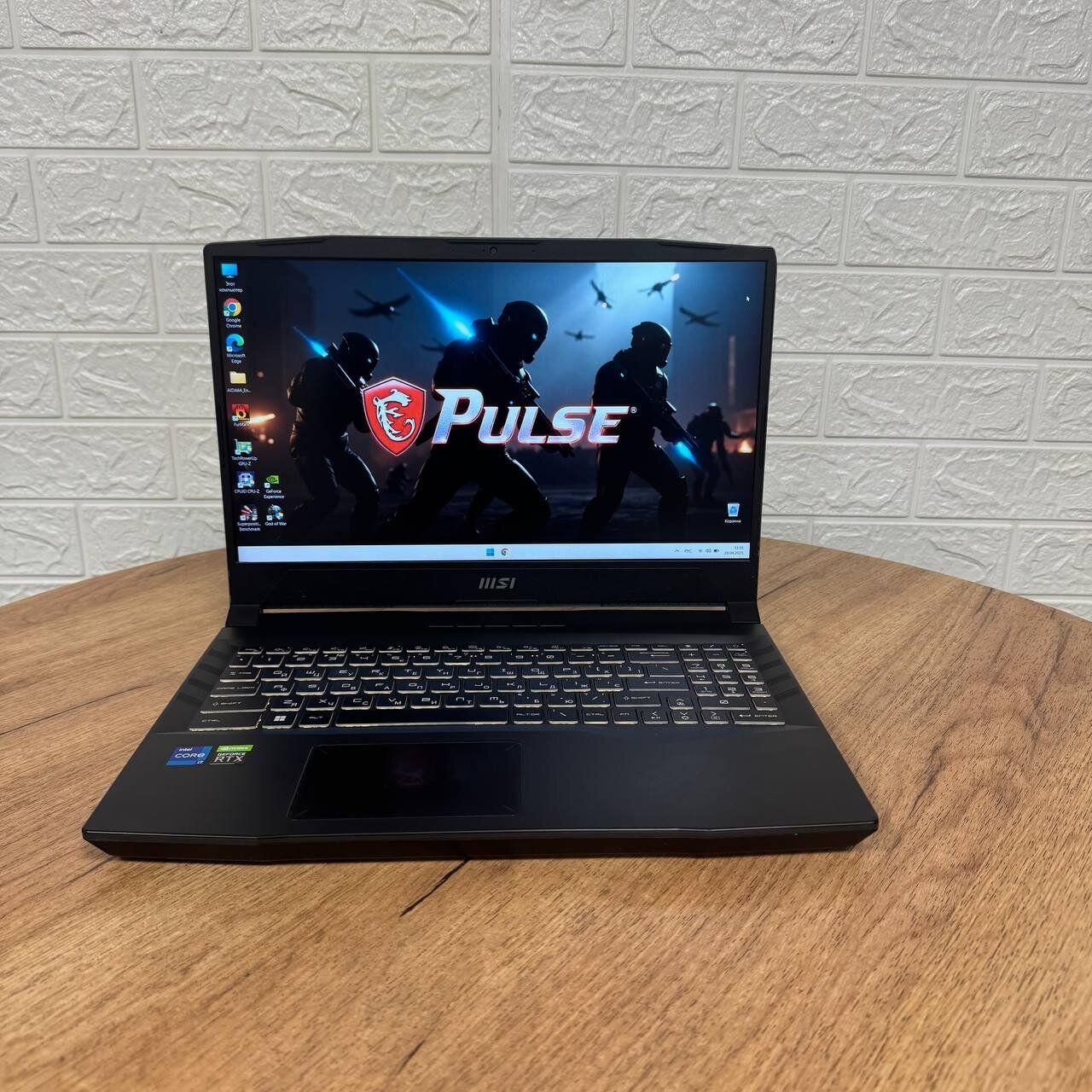 Б/в Ігровий ноутбук Б-клас MSI Pulse GL66 12UGKV 15.6" 1920x1080| i7-12700H| 16GB RAM| 1000GB SSD| RTX 3070 8GB