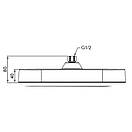 Лійка для душу стельова Koer KP-0404-01-OH 325x200мм (KR5000), фото 2