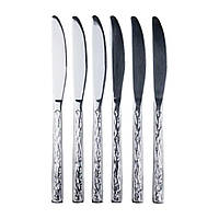 Набір столових ножів 6 шт нержавіюча сталь гальванічне покриття столовий набір HP96922