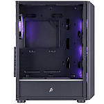 Корпус 1stPlayer H6-BK-4F7 Black без БЖ, фото 7