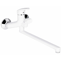 Змішувач для ванни Plamix Afina-006 EURO White (без шланга та лійки) (PM0687)