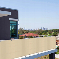 Сітка ширма для балкона 110 г/м² (0.9 х 2 м) Молочний