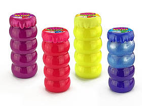 Слайм лизун Bubble Slime, рос., у банку 6,3*14,5см (12шт)
