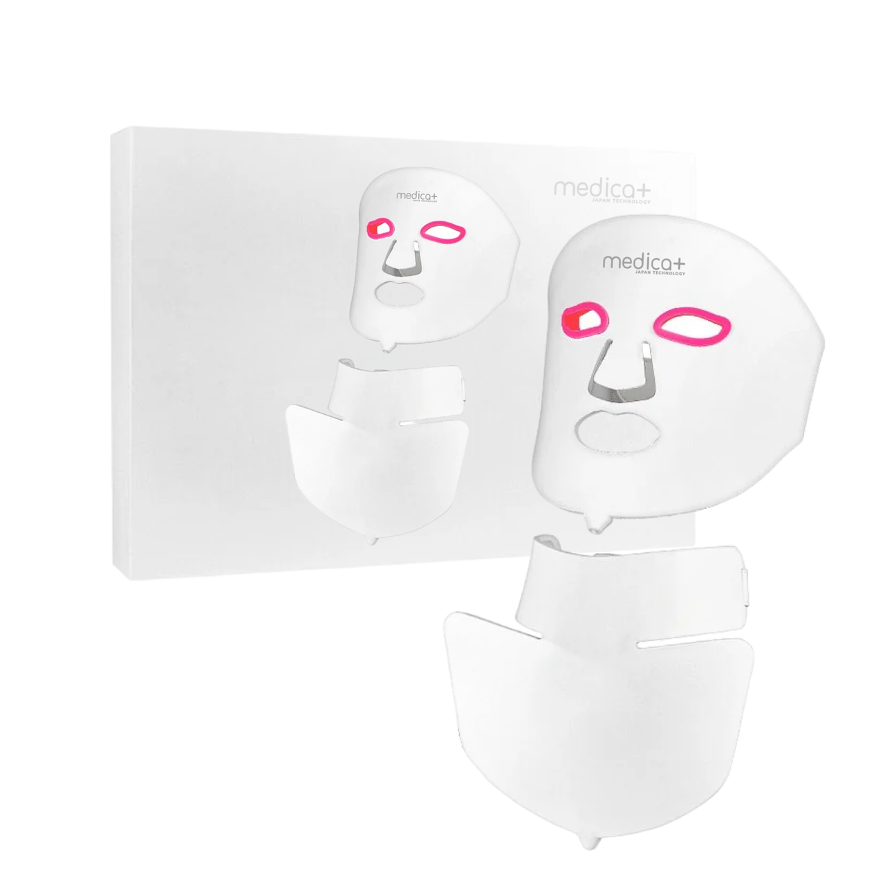 LED-маска світлотерапії для обличчя та шиї Medica+ LEDMask 8X2