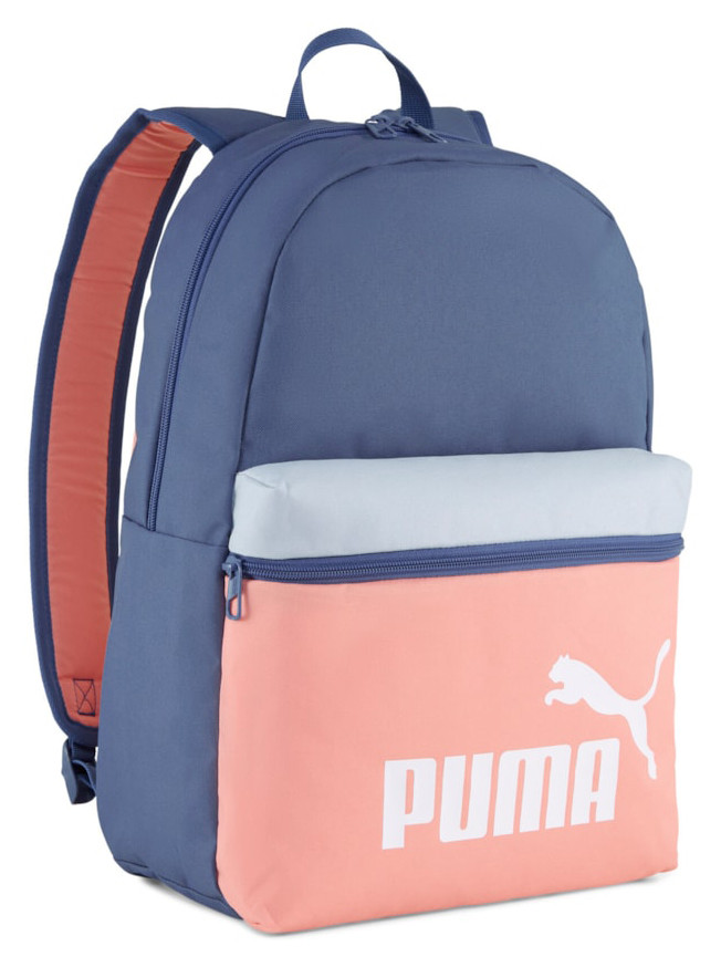 Рюкзак Puma PHASE COLOR BLOCK Backpack 22L синій Уні 44х30х14 см, фото 1
