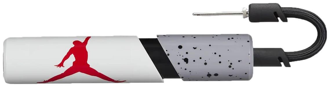 Насос Nike JORDAN ESSENTIAL BALL PUMP білий, сірий Уні NS, фото 1