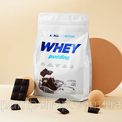 Концентрат та ізолят сироваткового протеїну без глютену AllNutrition Ultra Whey Pudding 908 г, фото 3