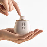 Стимулятор у вигляді парфумів BeYourLover Aromia з вакуумом та мікрострумами, кремовий, фото 7