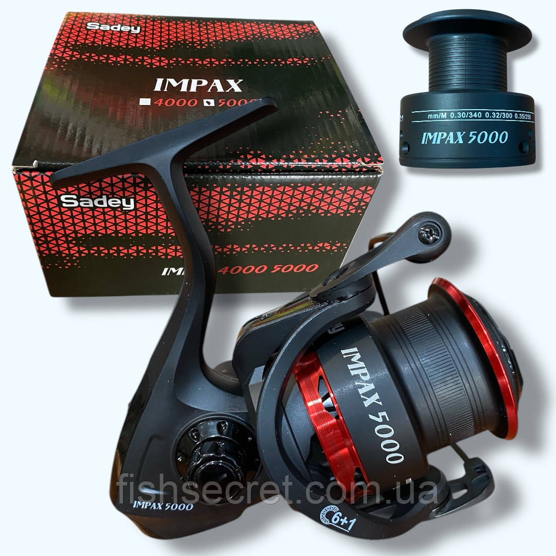 Котушка фідерна Sadey Impax 6+1 1500