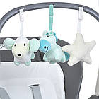 Дитячий стільчик - гойдалка для годування з заколисуванням EL CAMINO ME 1087-G SWAN Dark Gray Темно-Сірий, фото 9