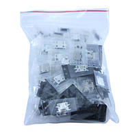 100x MicroUSB роз'єм гніздо 5- контактне, набір (002464)