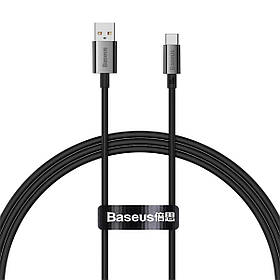 Кабель Baseus Superior Series Fast Charging Data Cable USB to Type-C 100W 1m Cluster Black yL.