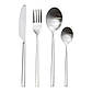 Набір столових приборів на 6 персон 24 предмети столовий набір приборів Сріблястий HP-20-24, фото 2