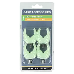 Набір рогачів GC Butt Rest Set Glow L (4шт/уп) задній світлонакопичувальний великий