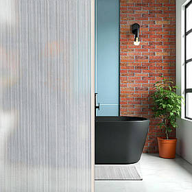 Вітражна плівка самоклеюча на вікна 60см, самоклейка на скло рулон 3м, віконна ПВХ плівка, Струни